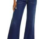 ZESICA Wide Leg Jeans for Women Trendy High Waisted Strechy Loose Straight Denim Pants with Pockets (16, Darkblue)