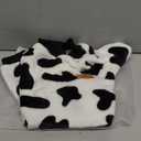 XPUDAC Cow Dog Sweater, Doggie Winter Clothes for Small Medium Dogs Girl Boy Fleece Dog Pajamas for Winter Christmas, Large (Chest:16.9-18.9")