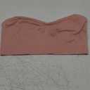 YHGV Strapless Bras for WomenPushUp NonSlip Bandeau Bra,Seamless Wirefree Padded Tube Top Convertible Straps Bralette Rose Tan, Large