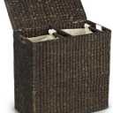 Laundry Hamper - Laundry Box Including 2-Piece Cotton Laundry Bag - 61 x 33 x 61 cm (L x W x H) - 120 Litres - Laundry Sorter - Premium Laundry Basket