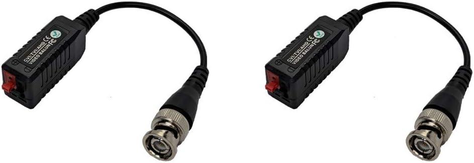CCTV Camera Pros VB-HD2 HD CCTV Video Balun, AHD, HD-TVI, HD-CVI, 1 Passive Pair, BNC