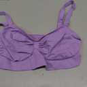 Lover-Beauty Bralettes for Women - Wireless Seamless Bra Stretch Comfort No Underwire Unlined Everyday Bras (Purple, M)