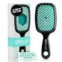 FHI Heat UNbrush Detangling Brush for Pain-Free Brushing on All Wet or Dry Hair Types — Durable DuoFlex Anti-Static Bristles, Lightweight Handle, Vented Hair Brush, Lagoon