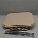 Lifewit 110L Laundry Basket with Lid, Clothes Hampers for Laundry with Bamboo Handles and 1 Removable Bag, Large Foldable Laundry Hamper for Bedroom, Bathroom, Dorm, Laundry Room, Beige