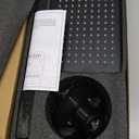 KENES Matte Black Tub Shower Faucet Set Complete with 10Inch Rainfall Shower Head and Tub Spout, Square Tub and Shower Trim Kit, KE6024A2 (Shower Valve Included)