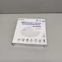 JULLISON 4 Inch Field Selectable 5CCT LED Motion Sensor Ceiling Light, 120V Wired Closet Light, 10 Watts, 600Lm, CRI80+, Non-dimmable, ETL Certified, Wet Location, Round/White, 1 Pack