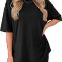 ZOOSIXX 2 Piece Sets for Women Summer - Oversized T-Shirt and Biker Shorts Lounge Sets Matching Outfit for Travel Casual, S/M