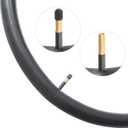 700C Bike Tubes 700x35C/38C/40C/42C/43C (35/43-622) 700C Bicycle Tubes- Premium Butyl Rubber, Compatible Road, Gravel, Mountain, Hybrid Bike Tire Tubes AV48mm Schrader Valve 2-PCS (G-145)