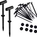 50 PCS Universal Nylon Cable Tie Buckle for Car,Heavy Duty Self-Locking Zip Ties Holder with Pin & Button Design,Self-Locking Ties Holder,Bumper Retainer Clips Car Rivets Fasteners for Auto Repairing