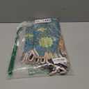 Charmian Women's Victorian Vintage Brocade Lace Up Bustier Overbust Corset Top (XX-Large, Blue/Gold)