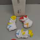 Comfoex 12 Pairs Girls Socks Ankle Athletic Socks Cotton Sports Socks With Cushioned Sole For Big Little Kids (10-12 Years)