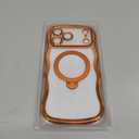  Luxeon iPhone 17 Pro Max Protective phone case (Orange, Clear)