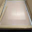 36"x24" Lockable Enclosed Cork Bulletin Board, Shatter-Resistant Display Case with Aluminum Frame for School, Office, Hospital & Business Use