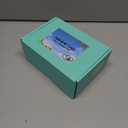 Rainbow Bridge Pet Memorial Gifts for Dogs Cats, Loss of Dog Sympathy Gift with Paw Prints Photo Frame Key Chain & Sympathy Card for Pets Lovers(Keychain with Blue Paw)