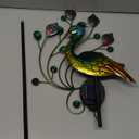 Glintoper Solar Garden Lights, 39 Inch Height Outdoor Metal Peacock Decorative Garden Stakes, Mothers Day Ideal Gifts, Waterproof Path Lights Lawn Stake Ornaments for Patio Pathway Yard Decoration