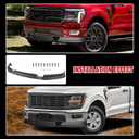 Front Bumper Lip Fit for Ford for F-150 2024-2026 Matt Black 3PCS