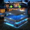 KOOPER Solar Lights Outdoor Decor - 6 Pack Solar Garden Lights with 18 Sunflower Lights, Auto ON/Off, Waterproof for Garden, Patio, Backyard