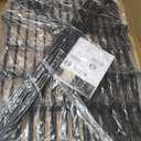 12 Panel No Dig Decorative Garden Fence - 42in H x 26.5 ft L, Tall Animal Barrier for Dogs Rabbits, Rustproof Metal Wire Panels for Yard, Patio, and Outdoor Border Use