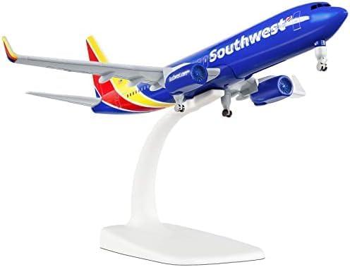 Adult Southwest Model Airplane Aircraft for Collection & Gifts, Multicolor