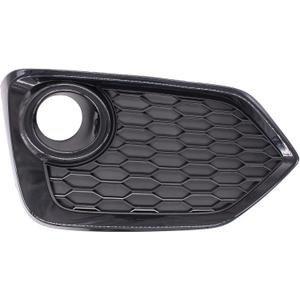 MOTOKU LH Left Driver Side Fog Light Lamp Cover for Honda Civic Hatchback 17-19