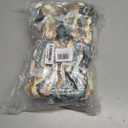 8 Pack Chunky Yarn for Hand Knitting - Chenille Blanket Yarn for Crocheting Blankets - 228 Yds/61.6 Oz Rainbow Ombre Yarns - Super Bulky Soft Thick Mixed Color Jumbo Yarns (8, Green-White-Curry)