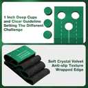 Wekin Indoor Putting Green Game Set, Golf Putting Game with Metal Putter & Golf Balls, Golf Putting Mat Training Aid for Backyard,Party,Office