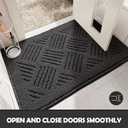 Door Mat Indoor Mat, Entryway Door Mats 36x59 Non-Slip Rubber Backing, Low-Profile Entrance Mats, Absorbent Resist Dirt Doormats Inside Floor Door Mat for Entryway,Charcoal (3' x 4'11" (Runner))