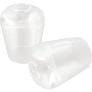 2 Pack Clear Wine Glass Shade, Modern Light Fixture Replacement Globe or Cover with 1-5/8-Inch Fitter for Chandelier Wall Sconce Pendant Light, G0042