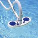 Poolmaster Deluxe Weighted Vinyl Liner Pool Vacuum Head With Air-Relief Valves, Safe Cleaning for Inground & Above-Ground Pools Fits 1-1/4" & 1-1/2" Hoses