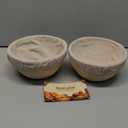9 Inch Round Bread Banneton Proofing Basket Set of 2 – Sourdough Proofing basket kit for Artisanal Baking – Bread Making Tools For Professional & Home Bakers (9 inch round- 2 pack)
