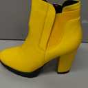 Allegra K Women's Chunky High Heel Platform Ankle Boots, 7.5