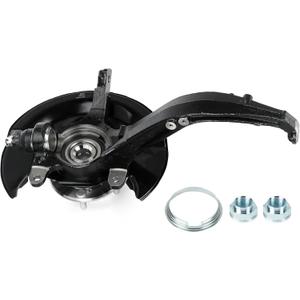 Front Steering Knuckle & Wheel Bearing Hub Assembly for Honda Accord 2003 2004 2005 2006 2007 2.4L L4, 698-401 698401 44300SDAA52 44600SDAA00, Left Driver Side, Automatic Transmission 26 Spline Only