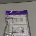 VCE Brush Wall Plate Cable Pass Through, Single Gang Decorator Wall Cover for Low Voltage Cables, In-Wall Cable Management for Wall Mount TV (White), 2-Pack