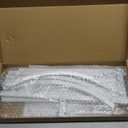 Wokceer Wedding Arch Stand Set of 3 6FT, 5FT, 4FT White Metal Arch Stand for Wedding Ceremony Birthday Party Baby Shower Garden Arch Decoration