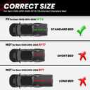 LASFIT 6.4FT Truck Bed Mat for Ram 1500 2019-2026 Standard Bed (6FT4/76.3inches) NOT for Classic Model or Model with RamBox, All Weather TPE Custom Fit Truck Cargo Bed Liner, Black