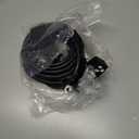 Outdoor Extension Cord 30 Ft with 3 Outlets, 14/3 SJTW 3 Prong Grounded Power Cord, 14 Gauge 14AWG Heavy Duty Power Cable, ETL Listed, 15 Amp 125 V 1875 W-Multiple Outlets for Indoor/Outdoor-Black