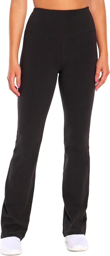 Marika Women's Carrie Tummy Control Bootleg Pant (Large, Black)