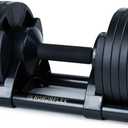 Adjustable Dumbbell (Single) 5-40/80lb, 5lb Increments, for Home Gym Fitness - Upto 20 weight settings