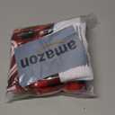 CCINEE 2pcs Christmas Chair Back Covers, Red and Black Buffalo Plaid Chair Slipcovers with Snowflake Xmas Chair Back Cover for Dining Room, Kitchen, Wedding Hotel, Xmas Party Table Decor