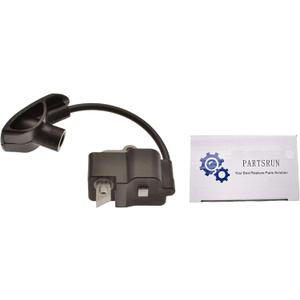 PARTSRUN 4282 400 1305 Ignition Coil Module + Original Boot for STIHL BR500 BR550 BR600 BLOWER OEM 42824001308,ZF-IG-A00161-1