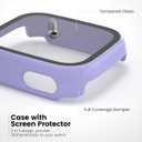 SimpleThings Compatible with Cosmo JrTrack 5 Screen Protector, Hard PC Case with HD Clear Tempered Glass Screen Protector for Cosmo JrTrack 5 Watch for Kids Boys Girls (Teal+Purple+Pink)
