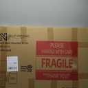 NeuType Arched Wall Mirror, 36"x24" Wall Mirror, Hanging or Leaning Against Wall, Large Bedroom Mirror, Floor Mirror, Dressing Mirror, Aluminum Alloy Thin Frame, Rounded Corners, Gold