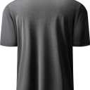 Mens Golf Shirt Short Sleeve Moisture Wicking Dry Fit Performance Solid Casual Pique Collared Golf Polo Shirts for Men (Medium, Dark Grey)