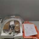 Lovlast 27.5" Wood Table Lamps Set of 2, Modern Farmhouse Bedroom Lamp for Nightstand with USB Charging Port, Natural Wooden Base Table Lamp for Living Room Bedroom, Bulbs Included (Walnut Wood)