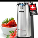 POHL SCHMITT Electric Can Opener with Knife Sharpener and Bottle Opener