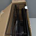 Kitsure Large Dish Drying Rack - Extendable Dish Rack, Multifunctional Dish Rack for Kitchen Counter, Anti-Rust Dish Drainers with Cutlery & Cup Holders 19.2"-26.7" L x 12.9" W, Black (Standard)