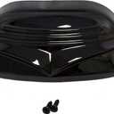 Motorcycle Front Fender Tip Accent Front Fender Tip Trim for Harley Road King Electra Glide Tri Glide 1980-2013 FL, FLHR, FLHTCUTG and Softail 1986-2008 FLSTC (Black)