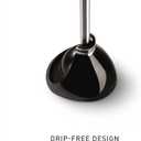 Simplehuman Toilet Plunger and Caddy Stainless Steel, Black