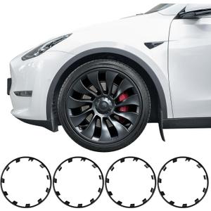 Model Y Rim Protector 21inch 20202024 (Mattle Black, 2020-2024Model Y 21 inch)