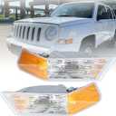 GXYWADY 2 Pcs Turn Signal Lights Kit Replacement for Patriot 2007-2014 1 Pair Front Left + Right